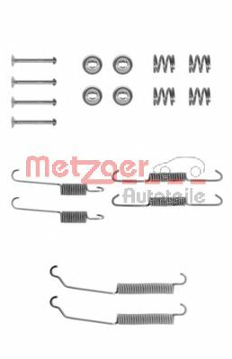 Комплектующие, тормозная колодка METZGER 105-0701