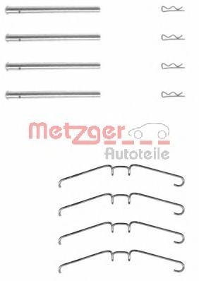 Комплектующие, колодки дискового тормоза METZGER 109-1155