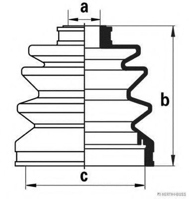 Комплект пылника, приводной вал MAGNETI MARELLI 600000064030