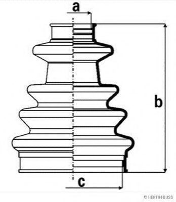 Комплект пылника, приводной вал MAGNETI MARELLI 600000064590