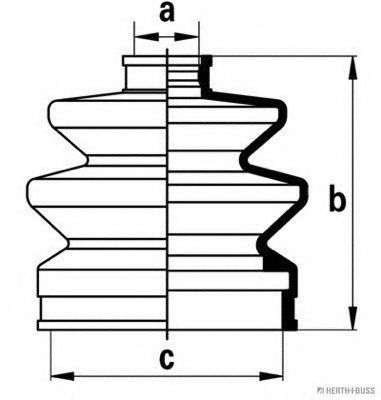 Комплект пылника, приводной вал MAGNETI MARELLI 600000064650