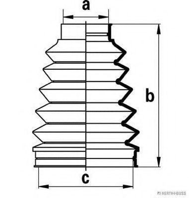 Комплект пылника, приводной вал MAGNETI MARELLI 600000065590