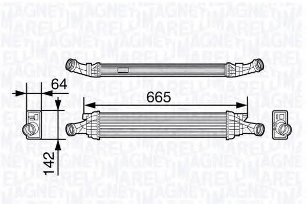 Интеркулер MAGNETI MARELLI 351319202260