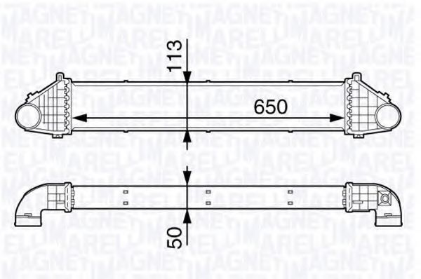 Интеркулер MAGNETI MARELLI 351319202600