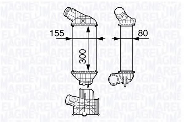 Интеркулер MAGNETI MARELLI 351319202870