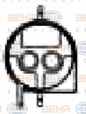 Вентилятор, охлаждение двигателя BEHR HELLA SERVICE 8EW351044421