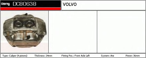 Тормозной суппорт DELCO REMY DC80638