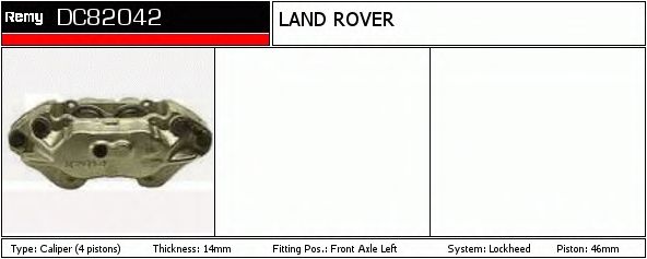 Тормозной суппорт DELCO REMY DC82042