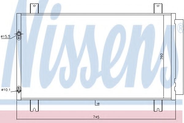 Конденсатор, кондиционер NISSENS 940401