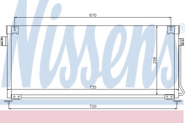 Конденсатор, кондиционер NISSENS 94507