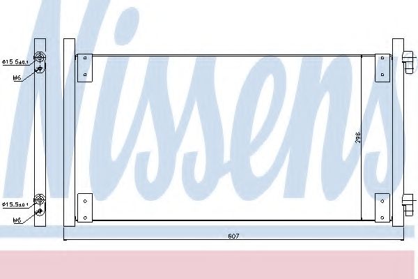 Конденсатор, кондиционер NISSENS 94596