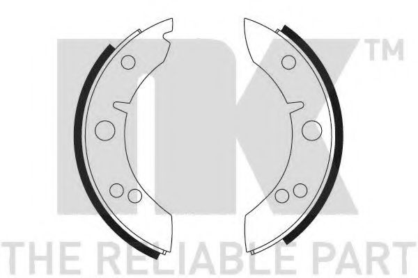 Комплект тормозных колодок NK 2712001