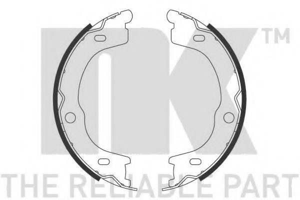 Комплект тормозных колодок, стояночная тормозная система NK 2735791
