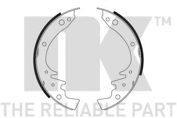 Комплект тормозных колодок NK 2748242
