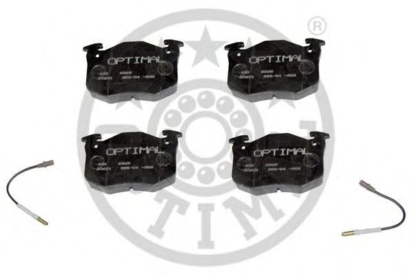 Комплект тормозных колодок, дисковый тормоз OPTIMAL 9329