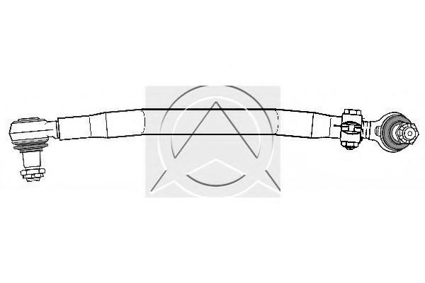 Продольная рулевая тяга SIDEM 14431
