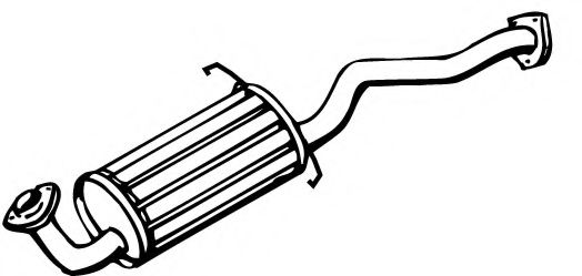 Глушитель выхлопных газов конечный FONOS 612932