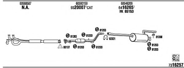 Система выпуска ОГ FONOS AR30031