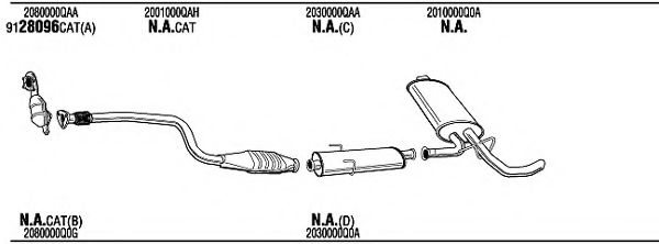 Система выпуска ОГ FONOS NIH16950A