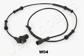 Датчик, частота вращения колеса JAPANPARTS ABS-W04