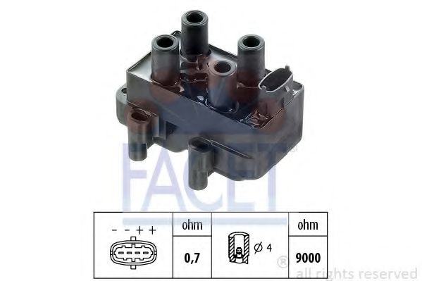 Катушка зажигания FACET 9.6289