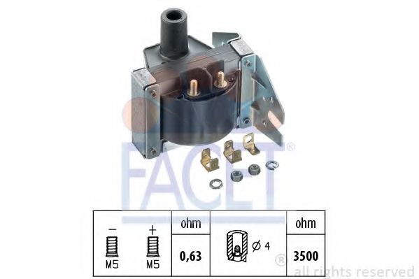 Катушка зажигания FACET 9.6025