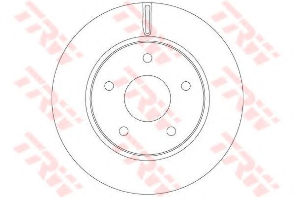 Тормозной диск TRW DF6415