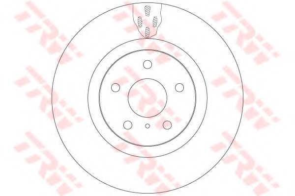 Тормозной диск TRW DF6480