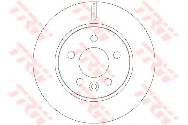 Тормозной диск TRW DF6482