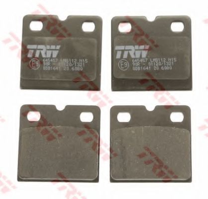 Комплект тормозных колодок, дисковый тормоз TRW 20610