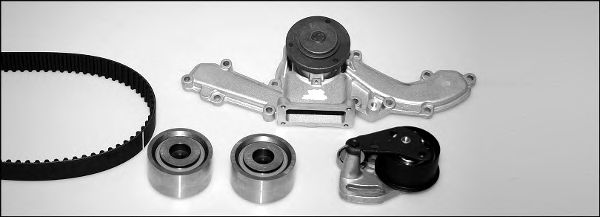 Водяной насос + комплект зубчатого ремня HEPU PK10770