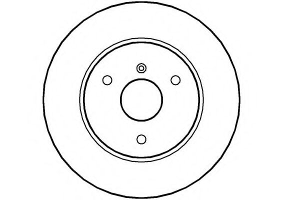 Тормозной диск NATIONAL NBD1053