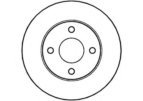 Тормозной диск NATIONAL NBD1135