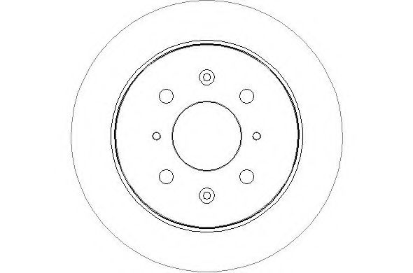 Тормозной диск NATIONAL NBD1507