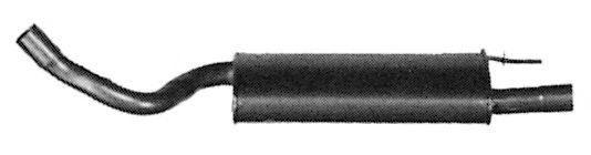 Глушитель выхлопных газов конечный TESH 220135