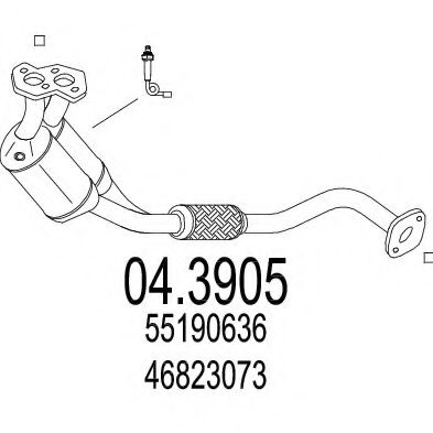 Катализатор MTS 04.3905