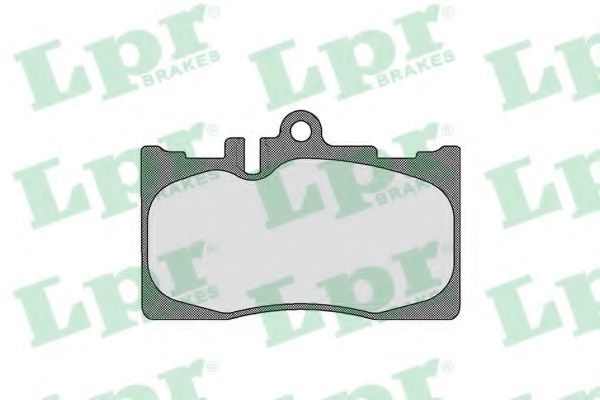 Комплект тормозных колодок, дисковый тормоз LPR 05P1841