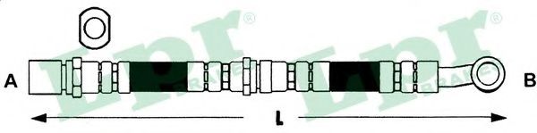 Тормозной шланг LPR 6T48082