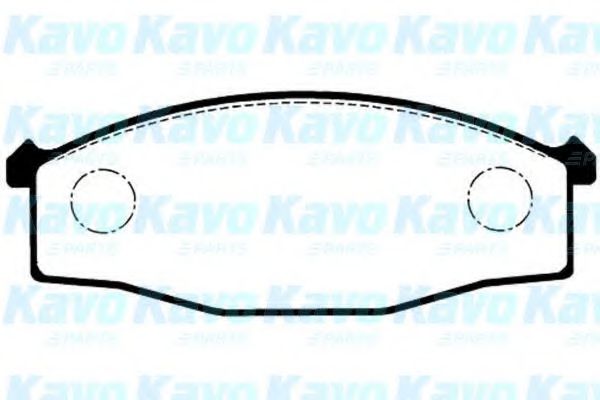 Комплект тормозных колодок, дисковый тормоз KAVO PARTS BP-6560