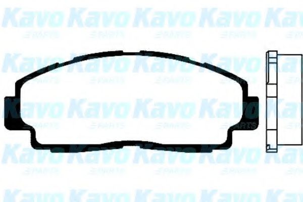 Комплект тормозных колодок, дисковый тормоз KAVO PARTS BP-9043