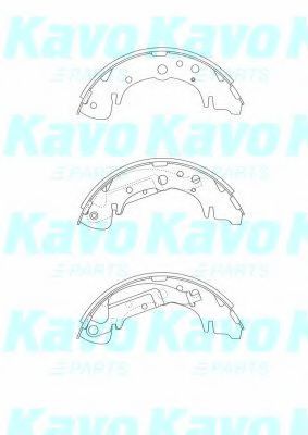 Комплект тормозных колодок KAVO PARTS BS-4407