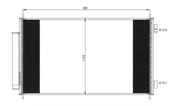 Конденсатор, кондиционер NRF 35864