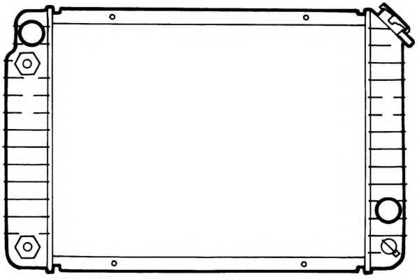 Радиатор, охлаждение двигателя NRF 50351
