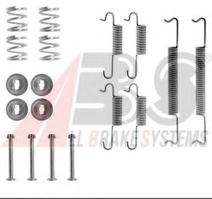 Комплектующие, тормозная колодка A.B.S. 0570Q
