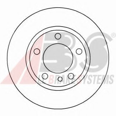 Тормозной диск A.B.S. 15800