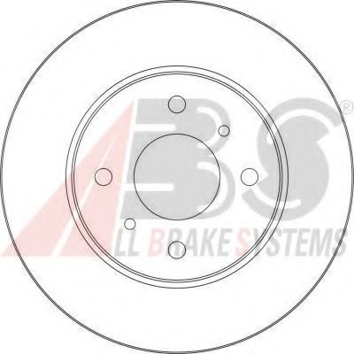 Тормозной диск A.B.S. 17010