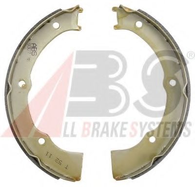 Комплект тормозных колодок, стояночная тормозная система A.B.S. 9307