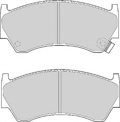 Комплект тормозных колодок, дисковый тормоз NECTO FD6779A