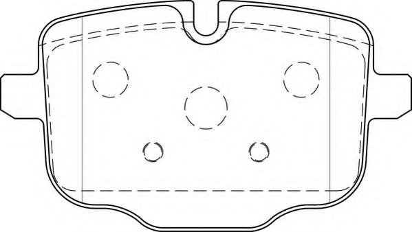 Комплект тормозных колодок, дисковый тормоз NECTO FD7527A