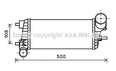 Интеркулер AVA QUALITY COOLING FDA4471